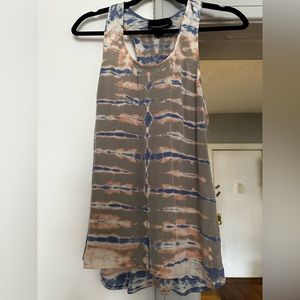 Cynthia Rowley tie-dye silk tank. Women’s size x-small.